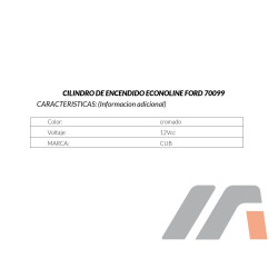 CILINDRO DE ENCENDIDO FORD ECONOLINE