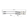 CABLES DE TAPA CHEVROLET COLORADO