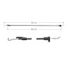 CHICOTE CERRADURA VOLKSWAGEN CROSSFOX /DELANTERA/DERECHO/IZQUIERDO