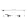 CHICOTE CERRADURA FORD MONDEO /TRASERA/DERECHO/IZQUIERDO