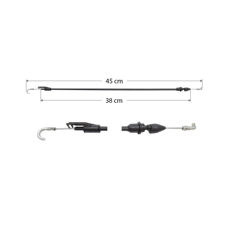 CHICOTE CERRADURA SEAT LEON /DELANTERA/DERECHO/IZQUIERDO