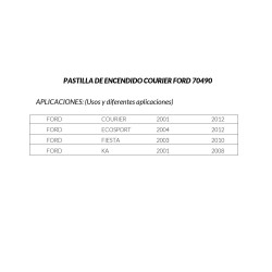 PASTILLA DE ENCENDIDO FORD COURIER