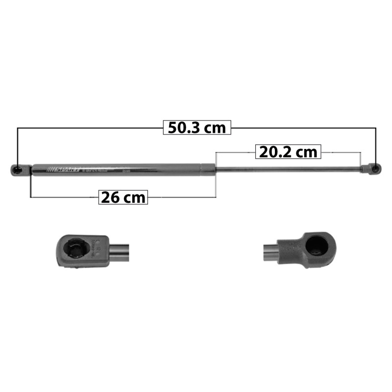 AMORTIGUADOR 5TA PUERTA AUDI A3 /DERECHO/IZQUIERDO