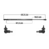 AMORTIGUADOR 5TA PUERTA DODGE CARAVAN /DERECHO/IZQUIERDO