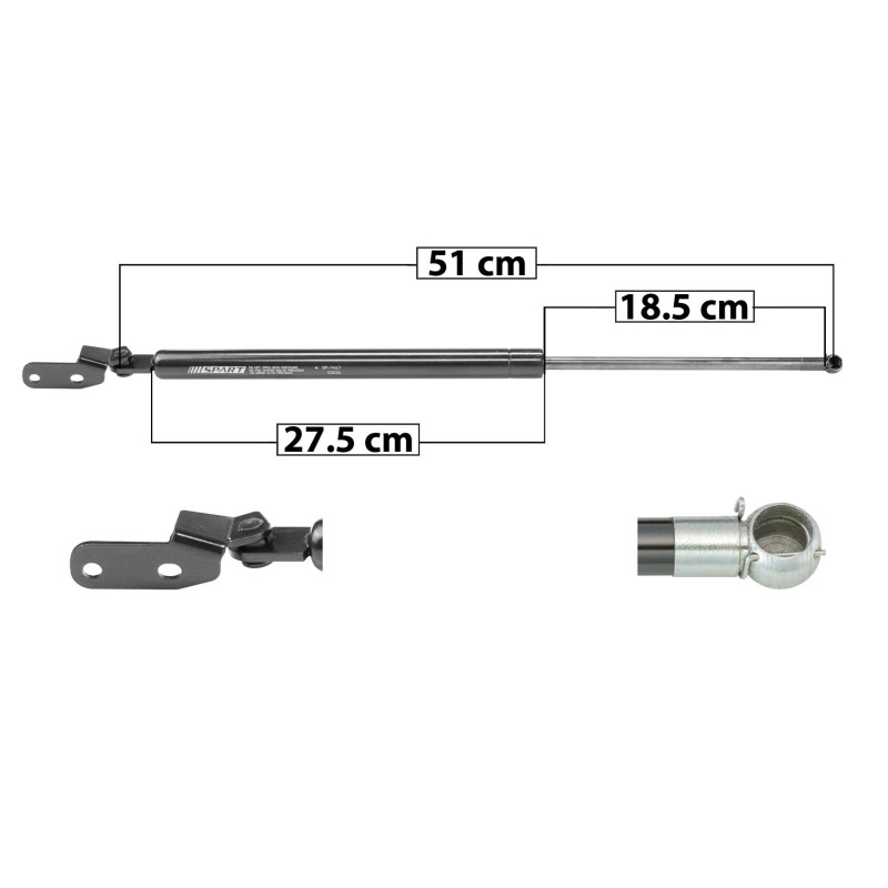 AMORTIGUADOR 5TA PUERTA SUBARU FORESTER /TRASERA/DERECHO