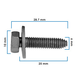 Tornillo P Grapa Doble VARIOS GMC