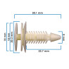 Grapa De Tapiceria Le SABRE BUICK