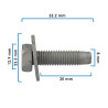 Tornillo P Grapa Doble VARIOS UNIVERSAL