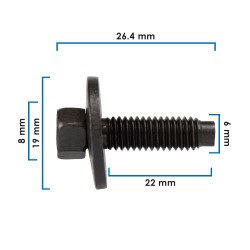Tornillo P Grapa Doble VARIOS UNIVERSAL