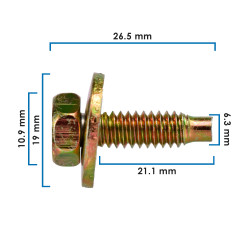 Tornillo P Grapa Doble VARIOS UNIVERSAL