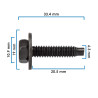 Tornillo P Grapa Doble VARIOS UNIVERSAL