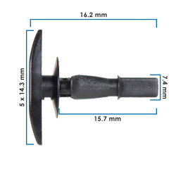 Grapa Para Hule De Puerta VARIOS FORD SA20068