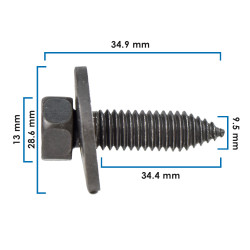 Tornillo P/Grapa Doble VARIOS UNIVERSAL SA20129