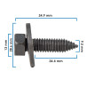 Tornillo P/Grapa Doble VARIOS UNIVERSAL SA20129