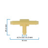 Conector T VARIOS UNIVERSAL SA20253