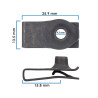 Grapa Doble Para Tornillo VARIOS UNIVERSAL SA20265