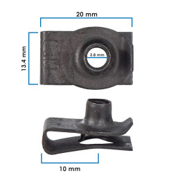 Grapa Doble Para Tornillo VARIOS UNIVERSAL SA20266