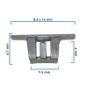 Grapa Para Radiador ESCALADE CADILLAC SA20470
