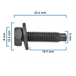 Tornillo P/Grapa Doble VARIOS UNIVERSAL SA20773