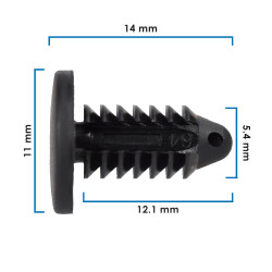 Grapa Para Hule De Puerta VARIOS CHRYSLER SA21233