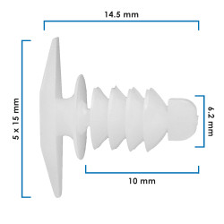 Grapa Para Hule De Puerta VARIOS FORD SA21280