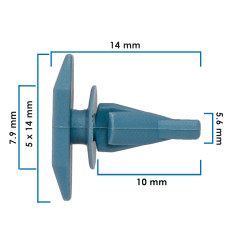 Grapa Para Hule De Puerta VARIOS FORD SA21342