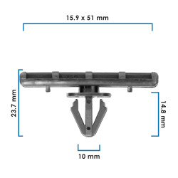Grapa Para Moldura MUSTANG FORD SA21361