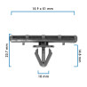 Grapa Para Moldura MUSTANG FORD SA21361