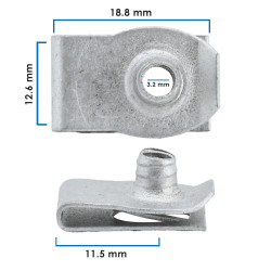 Grapa Doble Para Tornillo VARIOS UNIVERSAL 21911