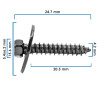 Tornillo P Grapa Doble F-150 FORD 21950