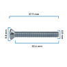 Tornillo Cabeza Ovalada VARIOS UNIVERSAL SA20560