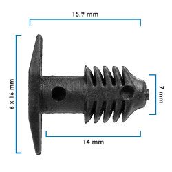 Grapa Para Hule De Puerta SONATA HYUNDAI SA20793