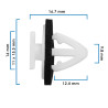Grapa Para Moldura VARIOS HYUNDAI SA21107