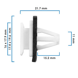 Grapa Para Moldura ODYSSEY HONDA SA21135