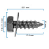 Tornillo P/Grapa Doble VARIOS UNIVERSAL SA21727