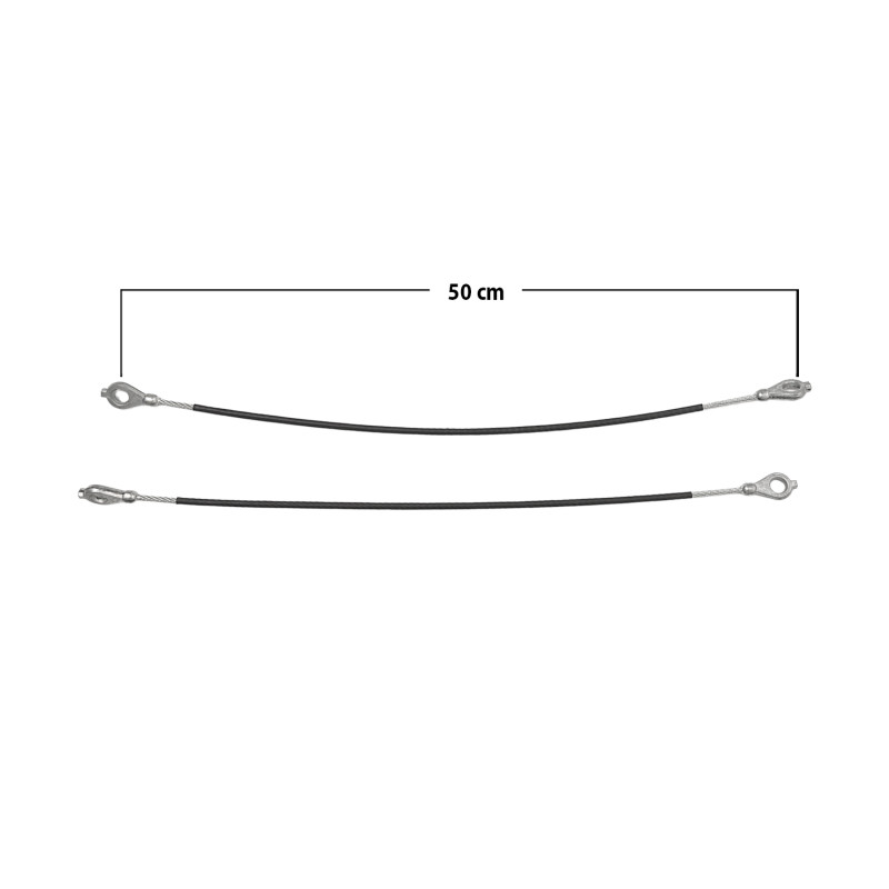 CABLES DE TAPA JEEP CJ5 /TRASERA/DERECHO/IZQUIERDO