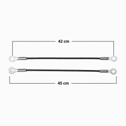 CABLES DE TAPA CHEVROLET CHEVY